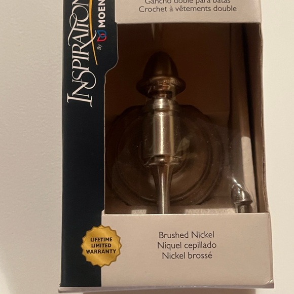 Stockton Wall Mounted Double Robe Hook
See More by Moen in Brushed Nickel - Picture 4 of 6